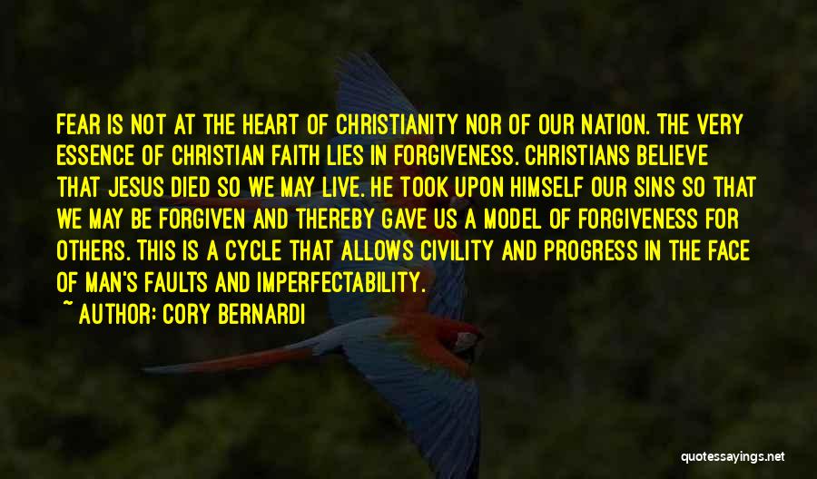 Jesus And Forgiveness Quotes By Cory Bernardi