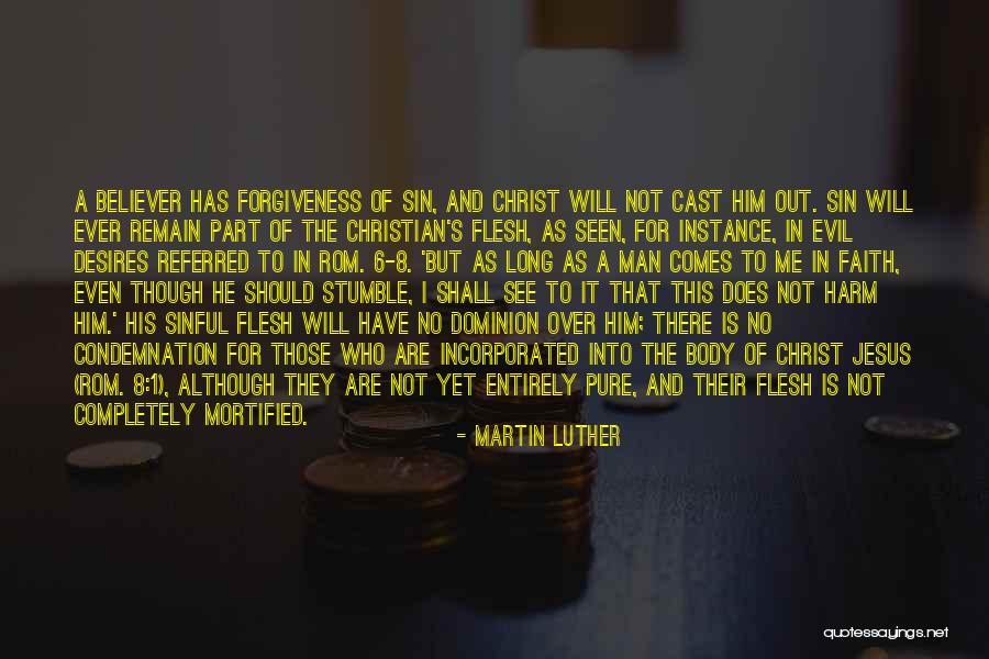 Jesus And Forgiveness Quotes By Martin Luther