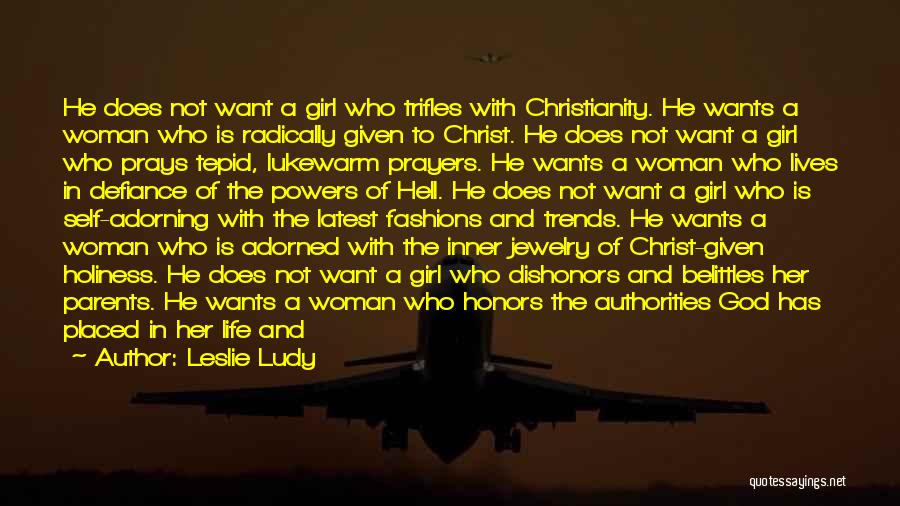 Jesus And Hell Quotes By Leslie Ludy