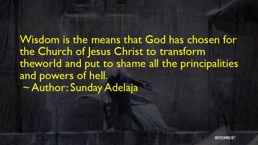 Jesus And Hell Quotes By Sunday Adelaja