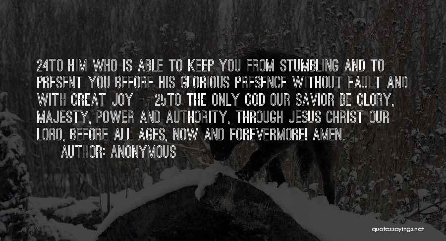 Jesus And Joy Quotes By Anonymous