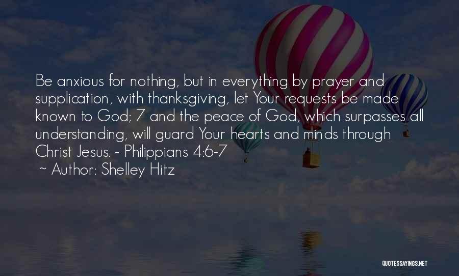 Jesus And Prayer Quotes By Shelley Hitz