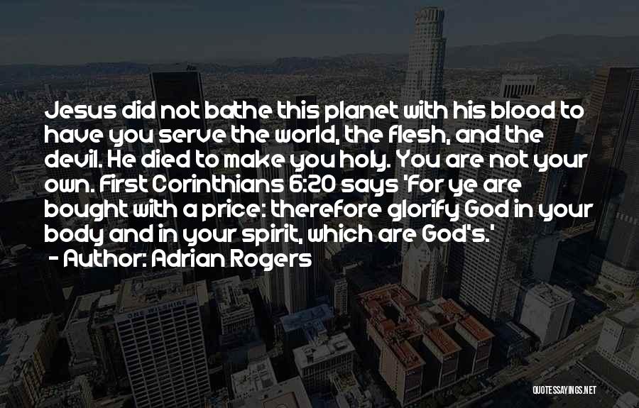 Jesus And The Devil Quotes By Adrian Rogers