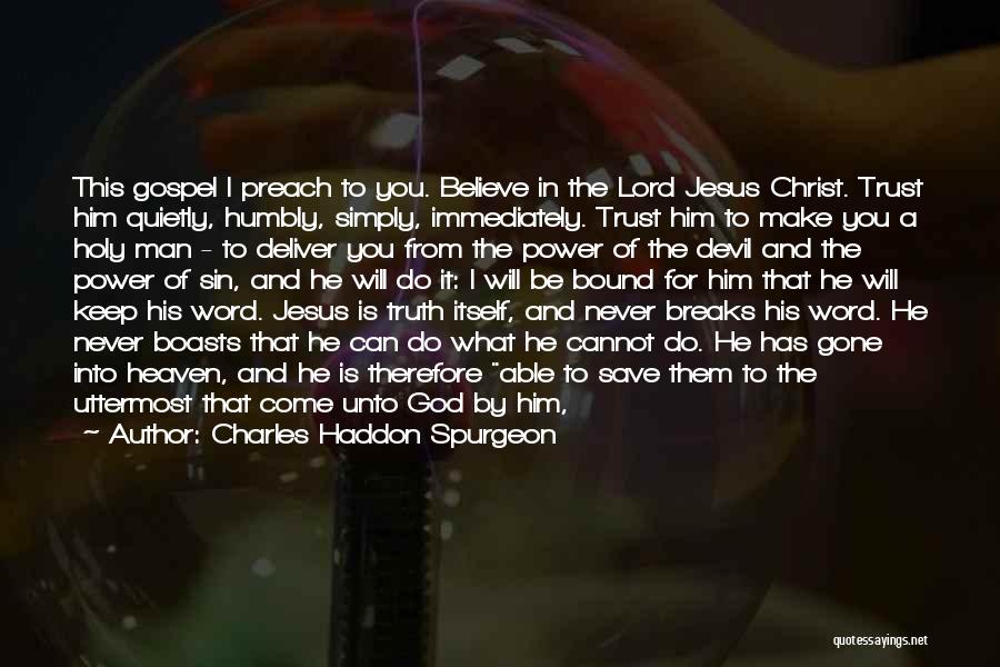 Jesus And The Devil Quotes By Charles Haddon Spurgeon