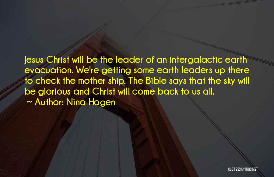 Jesus As A Leader Quotes By Nina Hagen