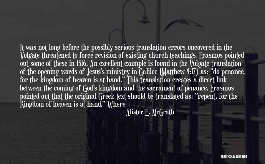 Jesus Being God Quotes By Alister E. McGrath