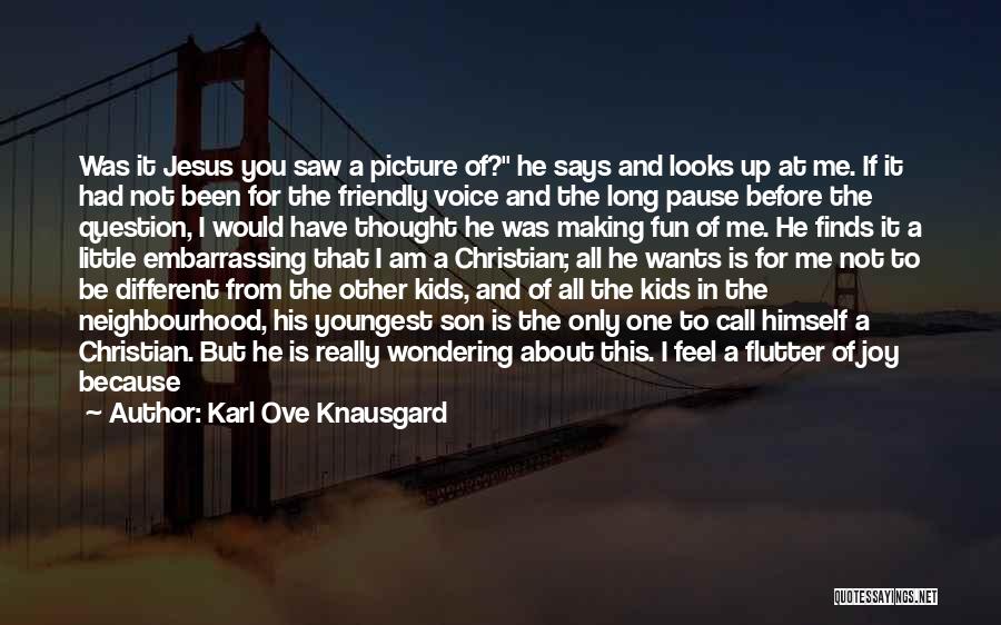Jesus Cares For You Quotes By Karl Ove Knausgard
