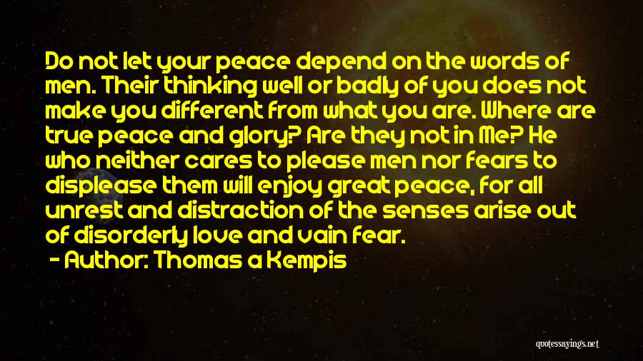 Jesus Cares For You Quotes By Thomas A Kempis