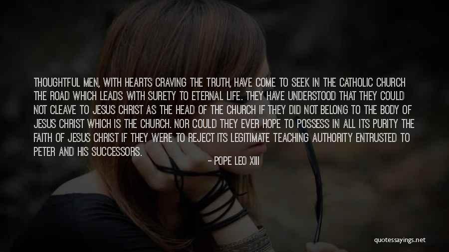 Jesus Christ Catholic Quotes By Pope Leo XIII