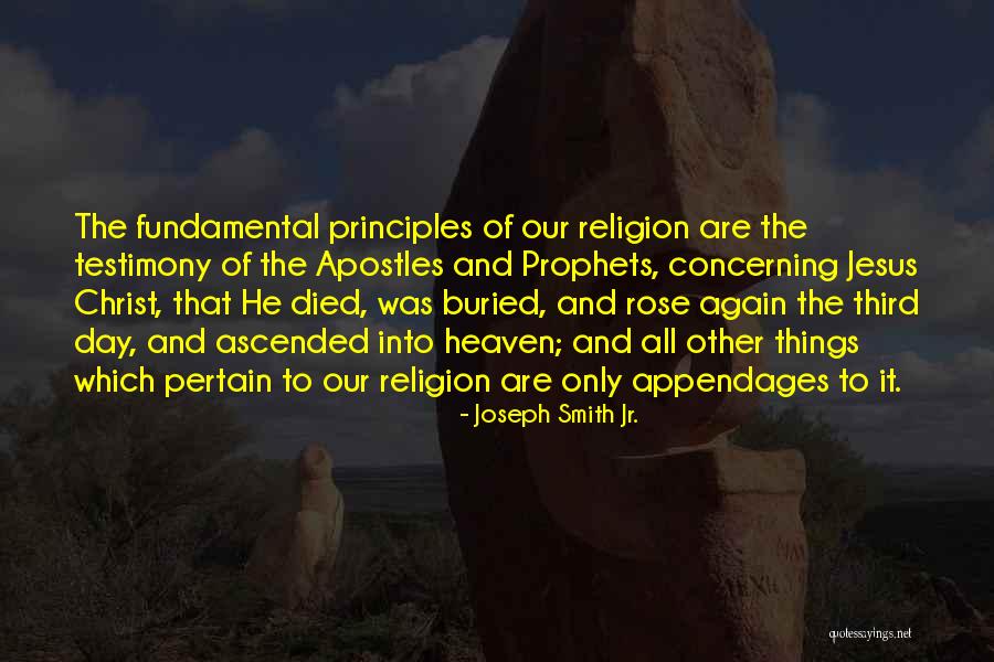 Jesus Christ Died For Us Quotes By Joseph Smith Jr.