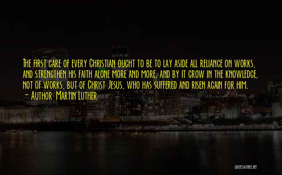 Jesus Christ Has Risen Quotes By Martin Luther