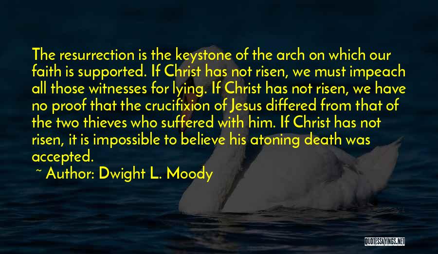 Jesus Christ Risen Quotes By Dwight L. Moody