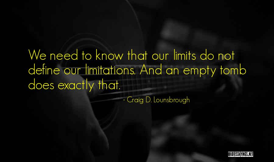 Jesus Death Quotes By Craig D. Lounsbrough