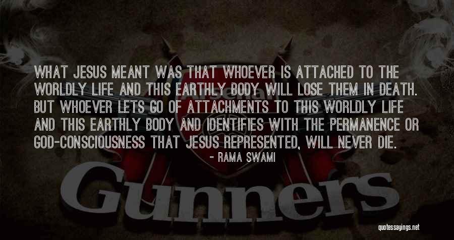 Jesus Death Quotes By Rama Swami
