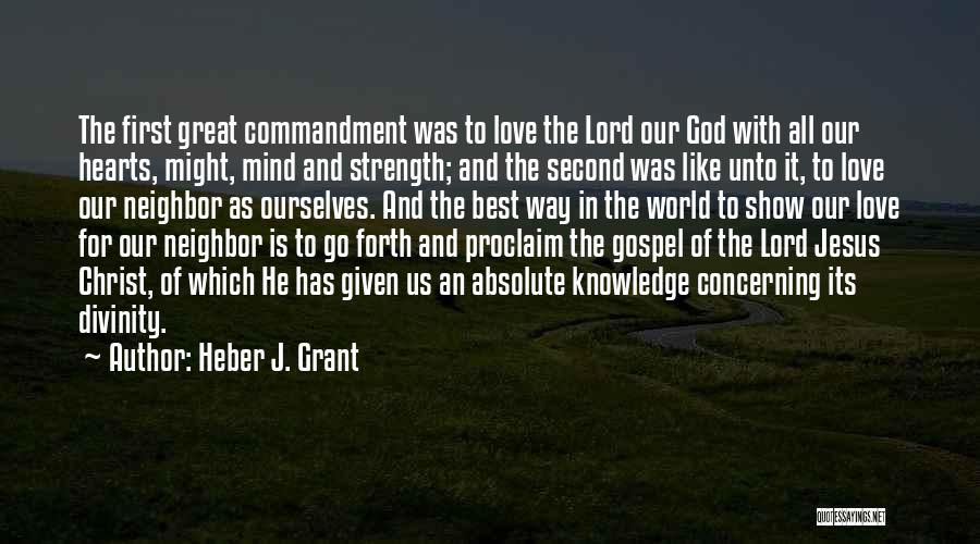 Jesus' Divinity Quotes By Heber J. Grant