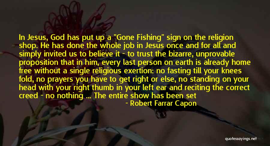 Jesus Fishing Quotes By Robert Farrar Capon