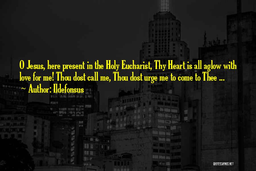Jesus Heart Quotes By Ildefonsus