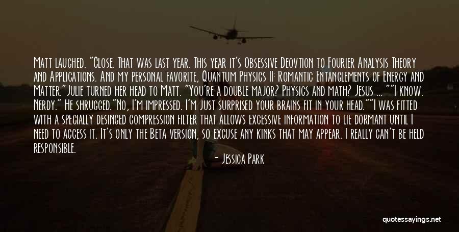Jesus I Need You Quotes By Jessica Park Jesus I Need You Quotes By Jessica Park