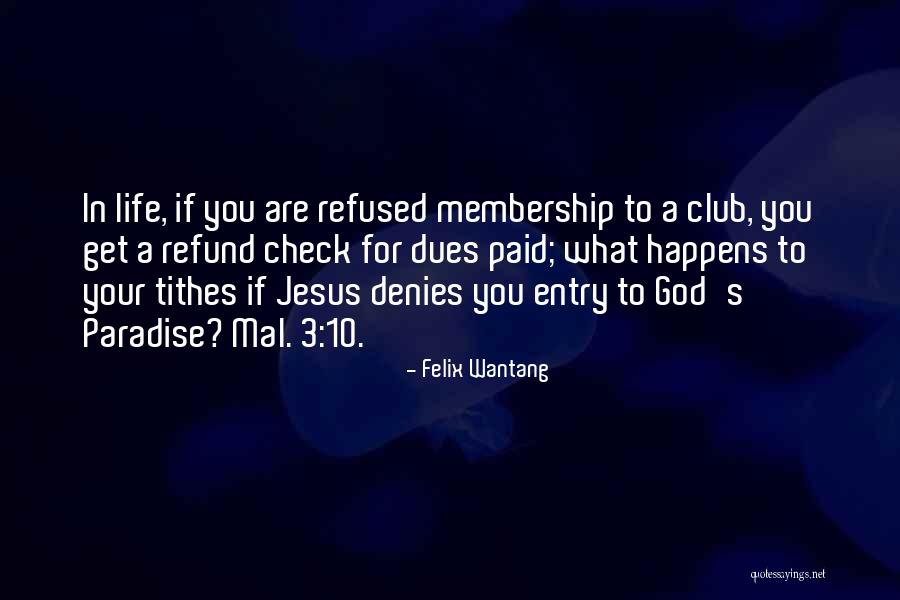 Jesus If You Deny Quotes By Felix Wantang Jesus If You Deny Quotes By Felix Wantang