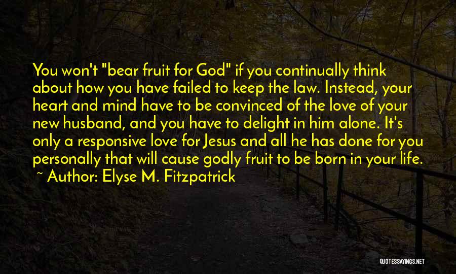 Jesus In Your Life Quotes By Elyse M. Fitzpatrick