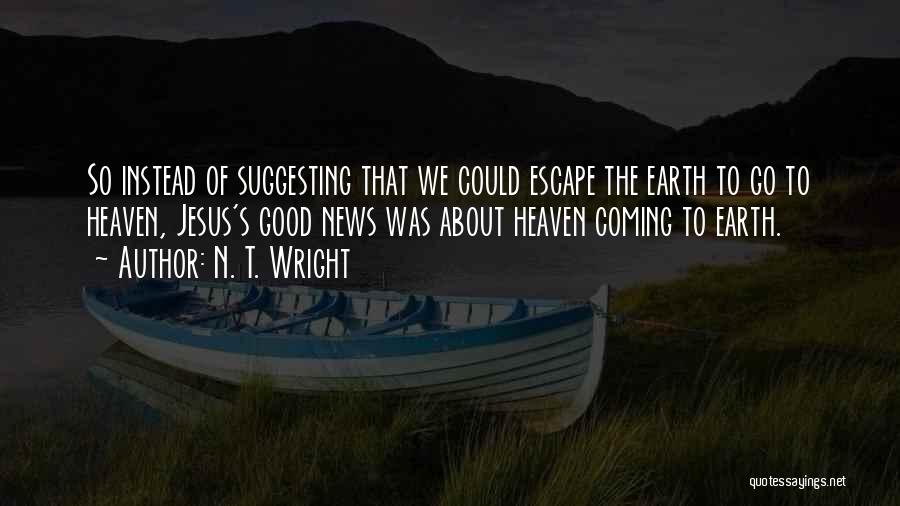 Jesus Is Coming Soon Quotes By N. T. Wright