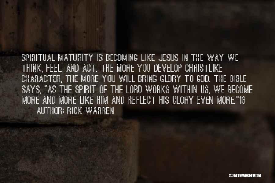 Jesus Is Lord Bible Quotes By Rick Warren