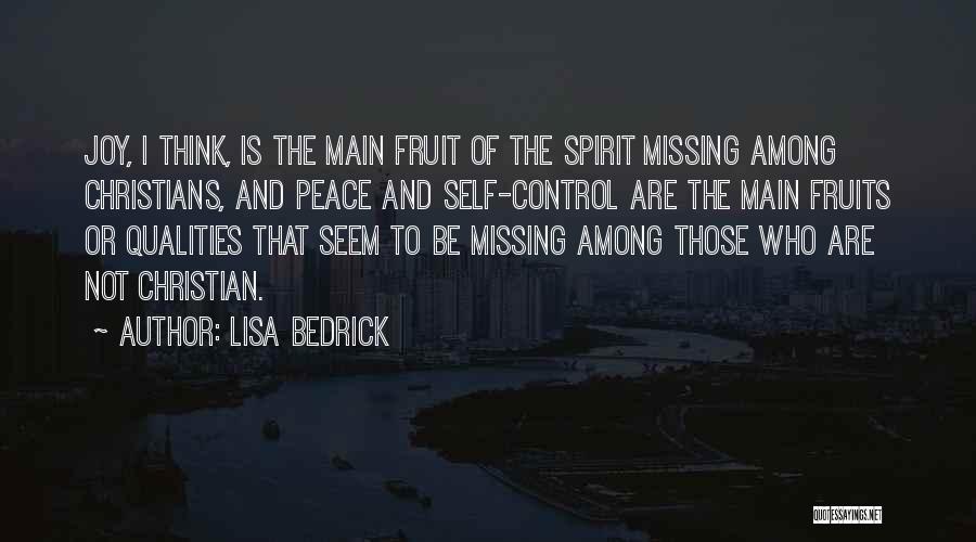 Jesus Is Peace Quotes By Lisa Bedrick