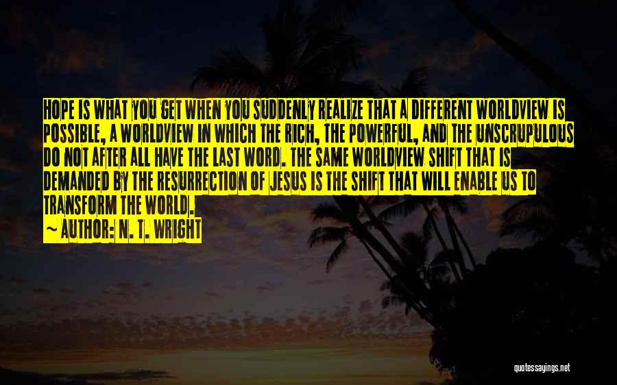 Jesus Is Powerful Quotes By N. T. Wright