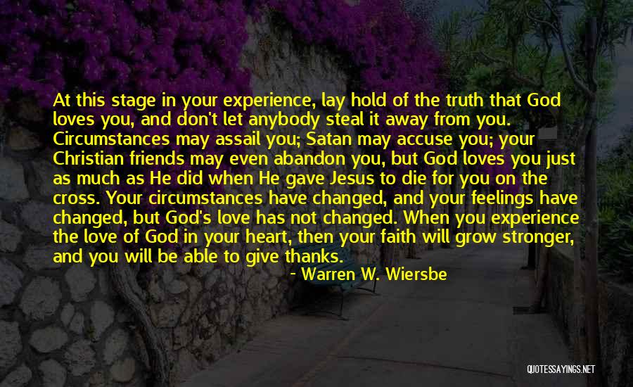 Jesus Loves You Quotes By Warren W. Wiersbe