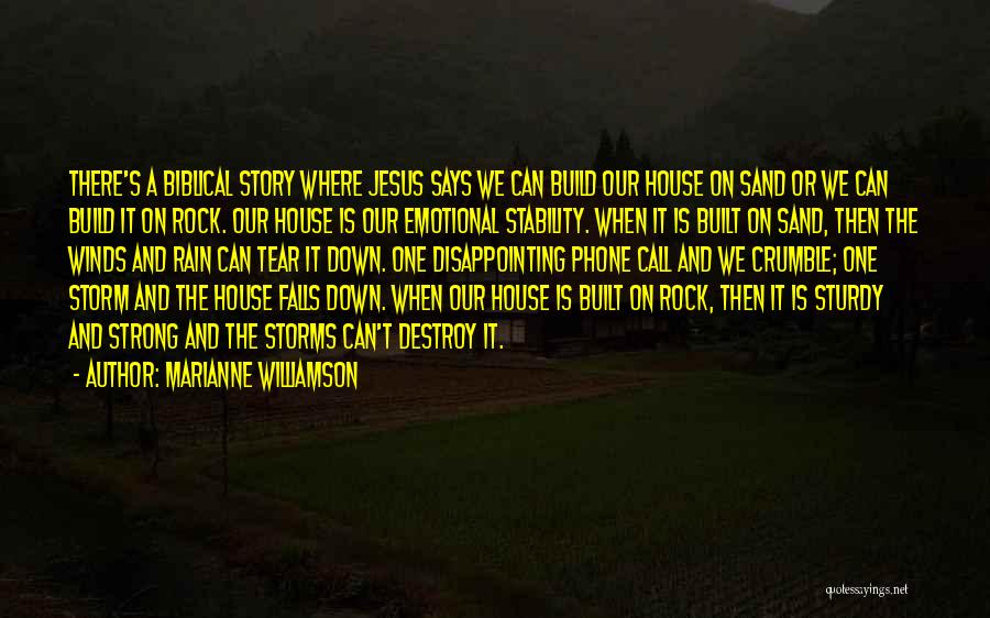 Jesus My Rock Quotes By Marianne Williamson