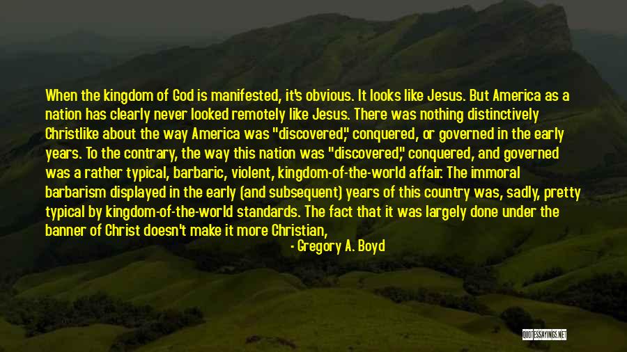 Jesus Non Violent Quotes By Gregory A. Boyd Jesus Non Violent Quotes By Gregory A. Boyd