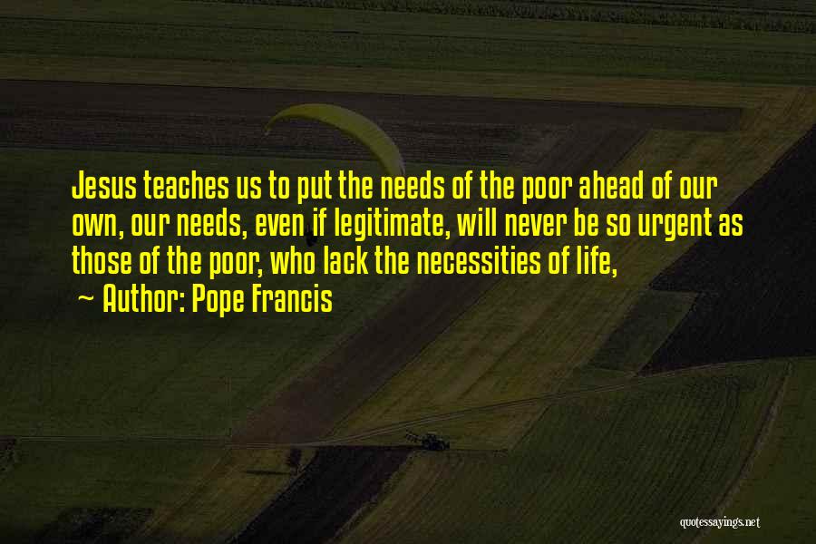 Jesus Poor Quotes By Pope Francis