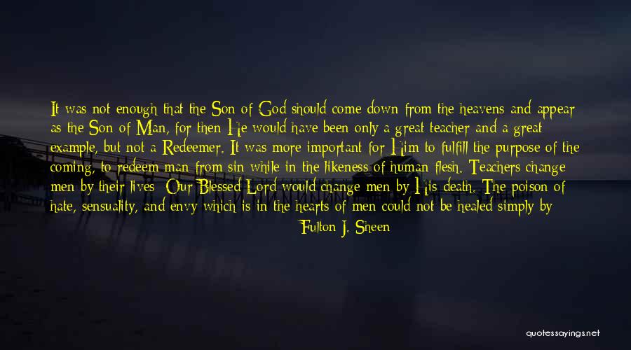 Jesus Redeem Quotes By Fulton J. Sheen