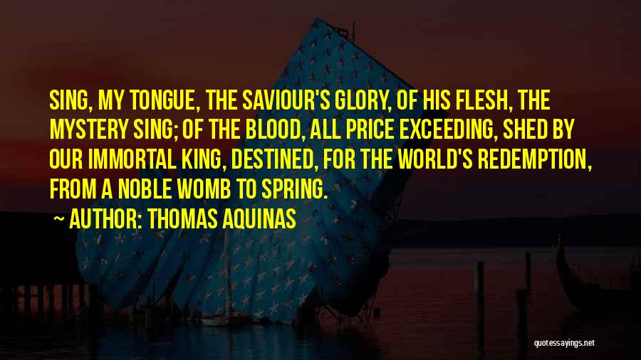 Jesus Redemption Quotes By Thomas Aquinas