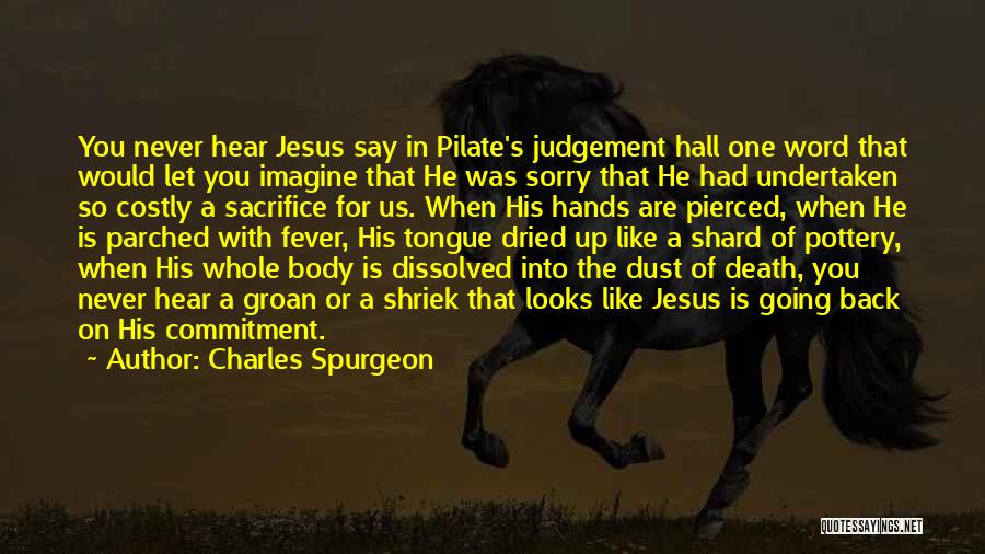 Jesus Sacrifice Quotes By Charles Spurgeon