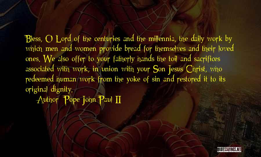 Jesus Sacrifice Quotes By Pope John Paul II