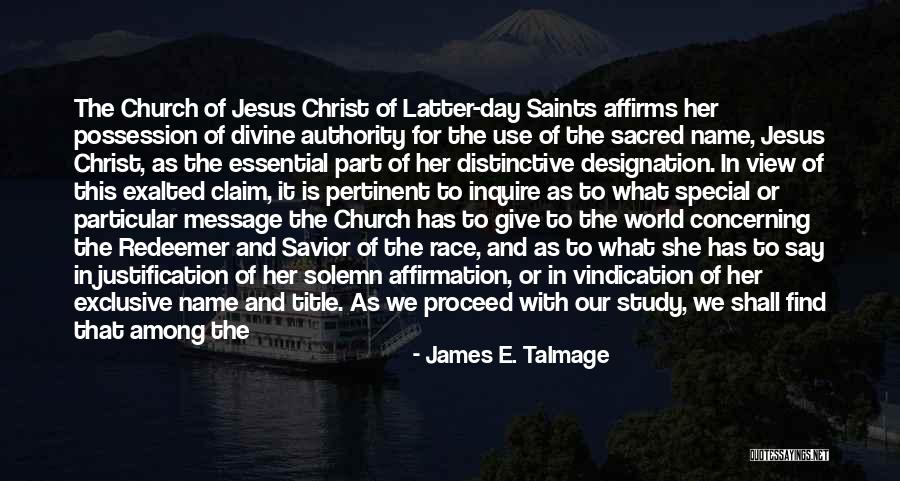 Jesus The Redeemer Quotes By James E. Talmage Jesus The Redeemer Quotes By James E. Talmage