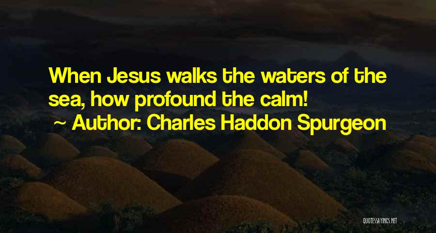 Jesus Walks With Me Quotes By Charles Haddon Spurgeon