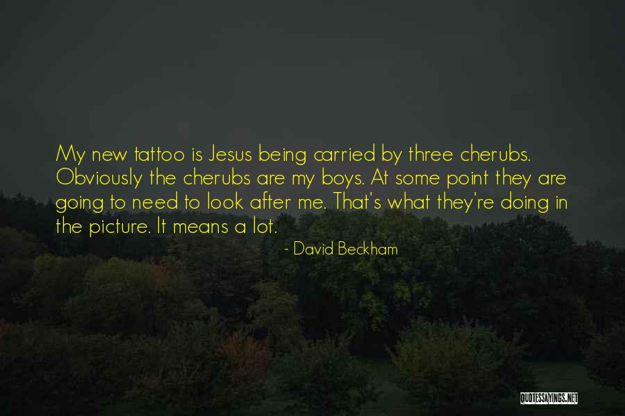 Jesus With Picture Quotes By David Beckham