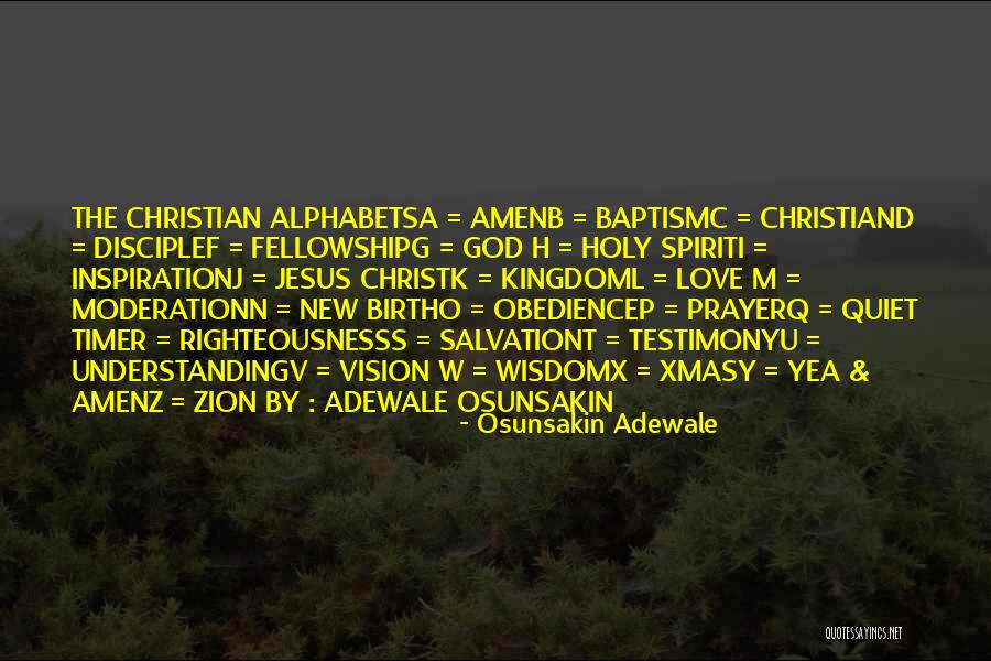 Jesus's Birth Quotes By Osunsakin Adewale