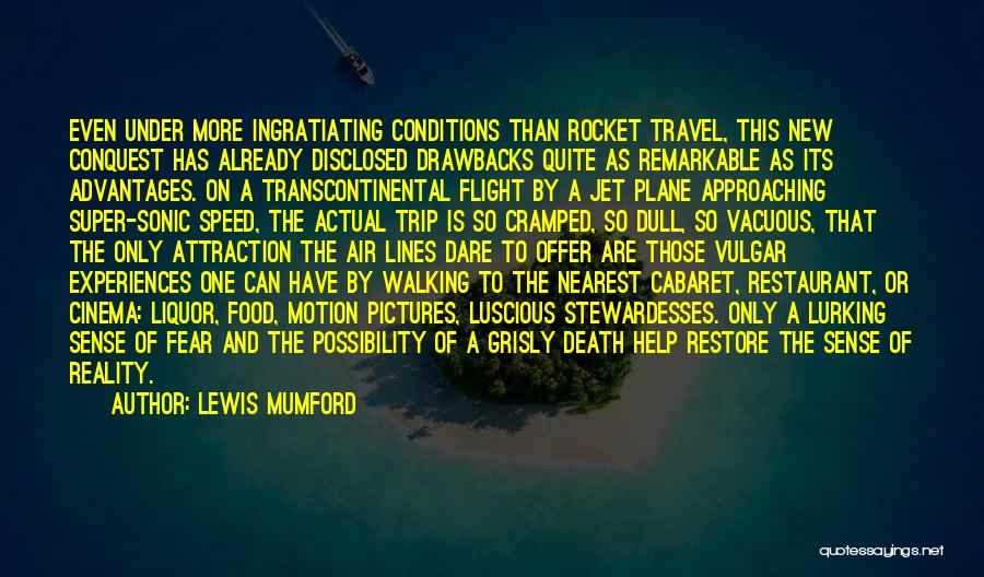 Jet Plane Quotes By Lewis Mumford