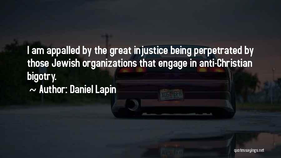 Jewish Anti Christian Quotes By Daniel Lapin