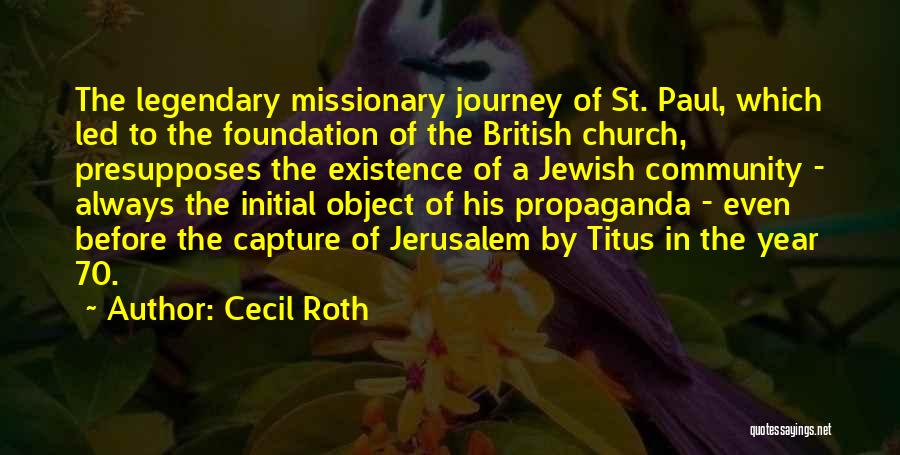 Jewish Community Quotes By Cecil Roth