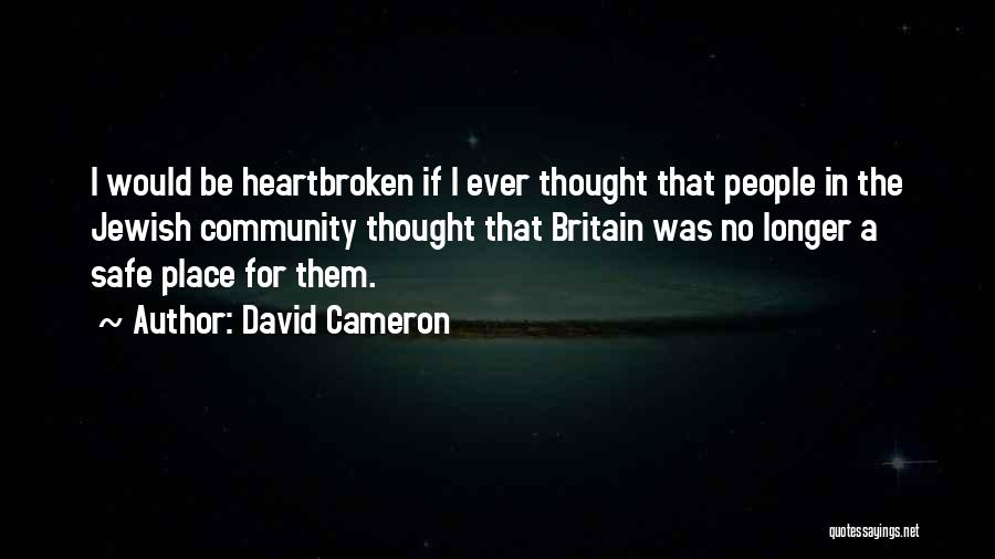 Jewish Community Quotes By David Cameron