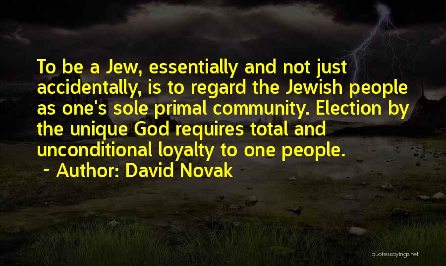 Jewish Community Quotes By David Novak