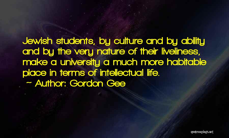 Jewish Culture Quotes By Gordon Gee