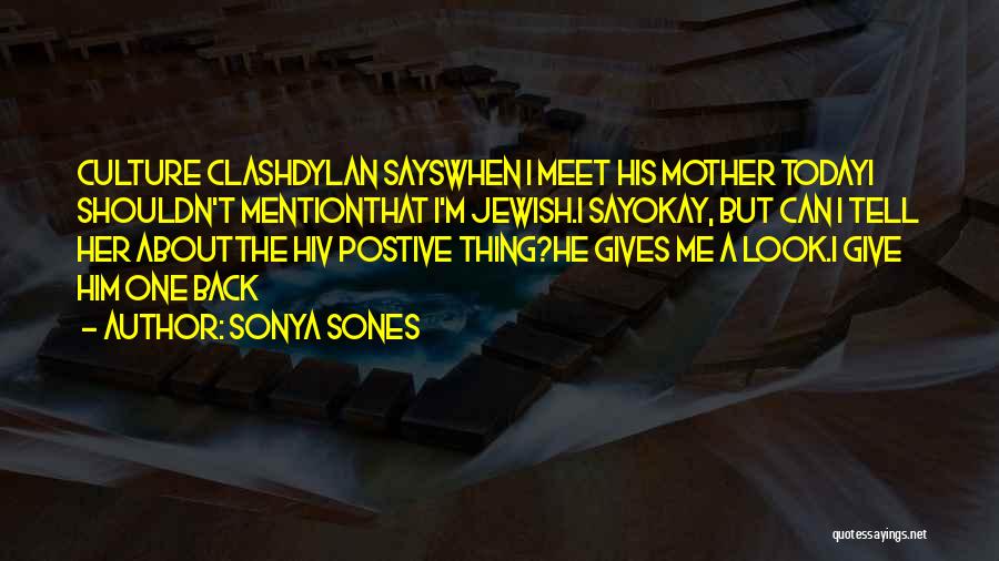 Jewish Culture Quotes By Sonya Sones