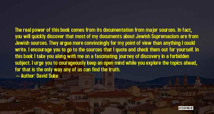Jewish Quotes By David Duke