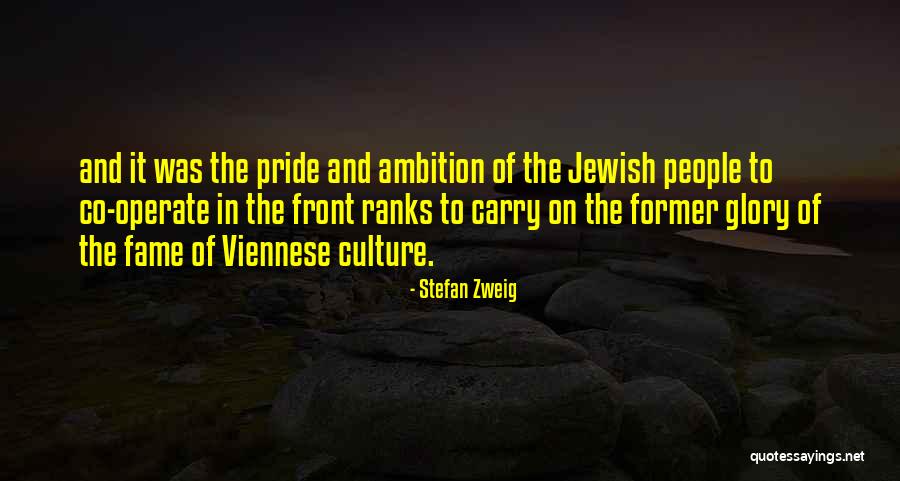 Jewish Quotes By Stefan Zweig