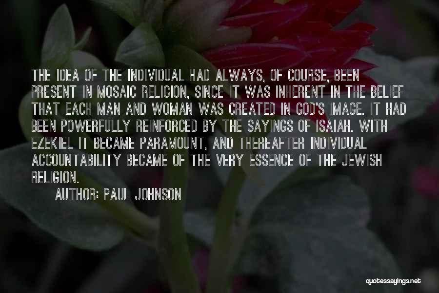 Jewish Religion Quotes By Paul Johnson